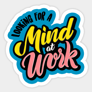 Work! Sticker